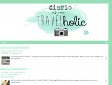 Tablet Screenshot of diariodiunatravelholic.com